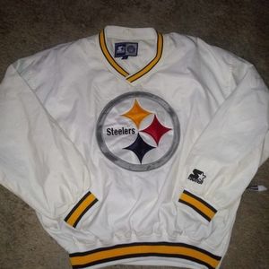 Vintage steelers starter pullover